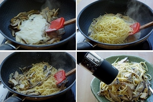 버섯크림파스타