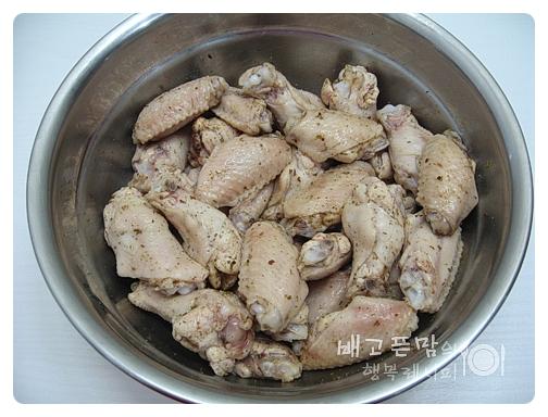 바베큐 치킨과 웨지감자