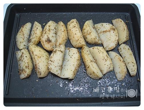 바베큐 치킨과 웨지감자