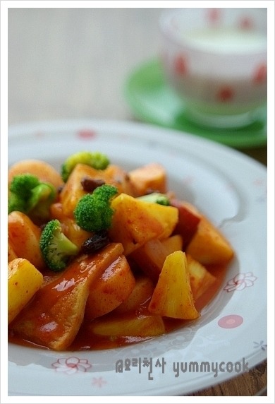 과일떡볶이 이미지